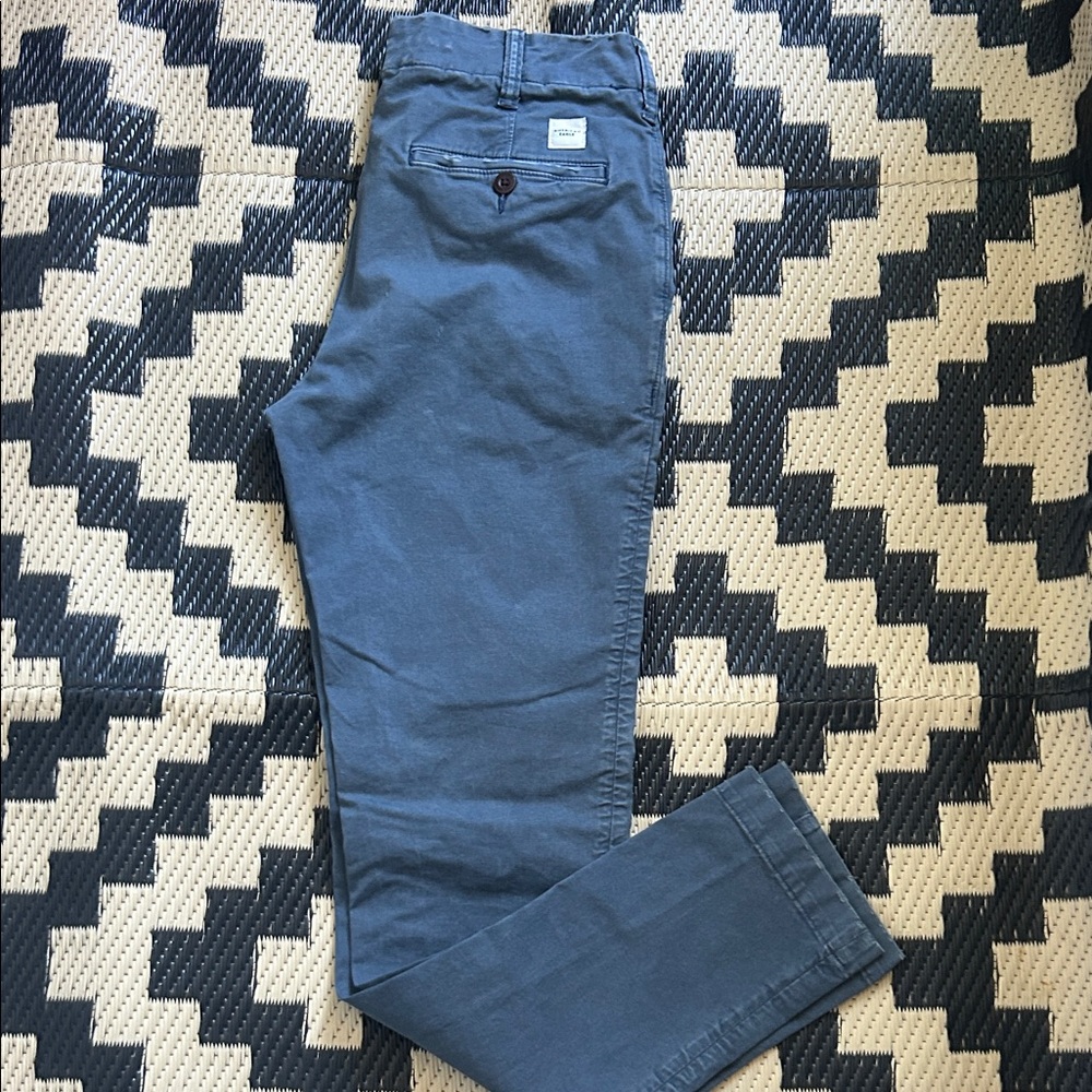 AEO Men's Sz 29x32 Grey Blue Chinos
